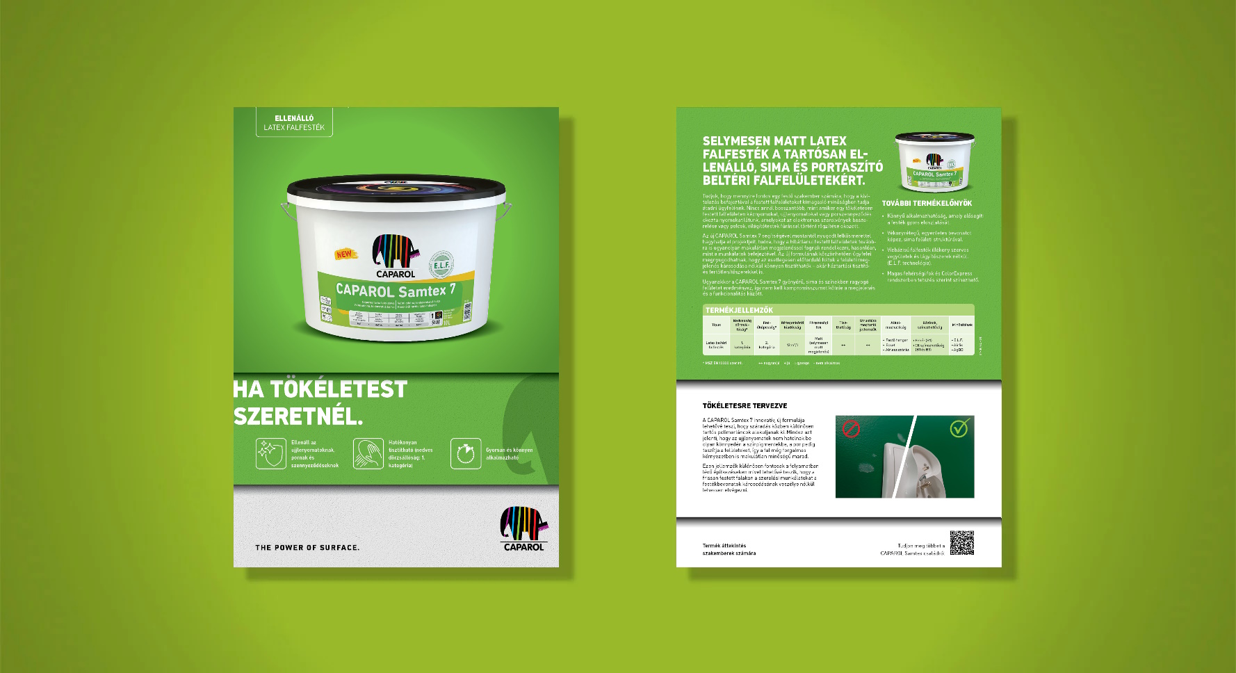 Karta produktu farby Caparol Samtex 7